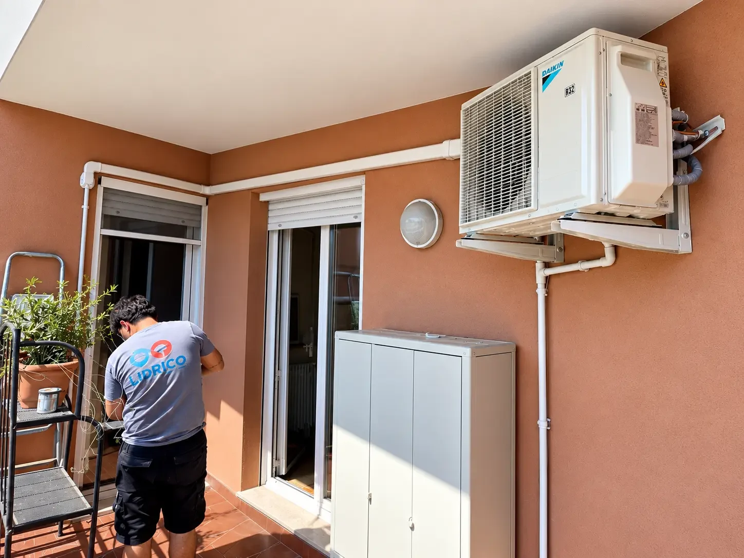 Installazione Daikin con tecnico L'Idrico